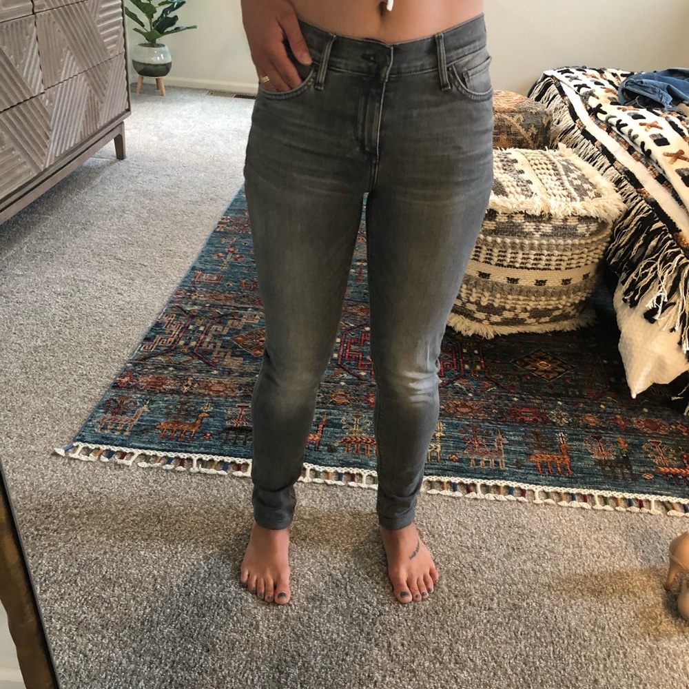 Lucky Brooke Mid Rise Legging Jean In Carmine